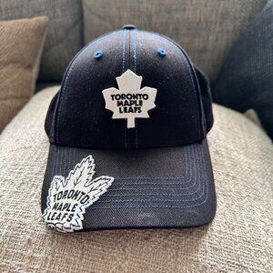 Rare Toronto Maple Leafs black and blue hat
